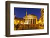 Piazza Della Rotonda and the Pantheon, Rome, Lazio, Italy, Europe-Julian Elliott-Framed Photographic Print