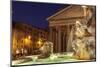 Piazza Della Rotonda and the Pantheon, Rome, Lazio, Italy, Europe-Julian Elliott-Mounted Photographic Print