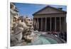 Piazza Della Rotonda and the Pantheon, UNESCO World Heritage Site, Rome, Lazio, Italy, Europe-Frank Fell-Framed Photographic Print