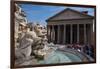 Piazza Della Rotonda and the Pantheon, UNESCO World Heritage Site, Rome, Lazio, Italy, Europe-Frank Fell-Framed Photographic Print