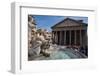 Piazza Della Rotonda and the Pantheon, UNESCO World Heritage Site, Rome, Lazio, Italy, Europe-Frank Fell-Framed Photographic Print