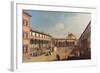 Piazza Della Santissima Annunziata, Florence-Bernardo Bellotto-Framed Giclee Print