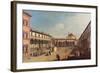 Piazza Della Santissima Annunziata, Florence-Bernardo Bellotto-Framed Giclee Print