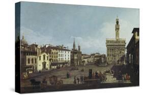 Piazza Della Signoria, Florence (1740-45)-Berthe Morisot-Stretched Canvas