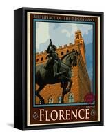 Piazza Della Signoria. Florence Italy 4-Anna Siena-Framed Stretched Canvas