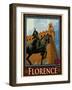 Piazza Della Signoria. Florence Italy 4-Anna Siena-Framed Premium Giclee Print