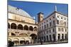 Piazza delle Erbe Square, Palazzo della Ragione Town Hall, Padua, Veneto, Italy, Europe-Marco Brivio-Mounted Photographic Print