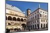 Piazza delle Erbe Square, Palazzo della Ragione Town Hall, Padua, Veneto, Italy, Europe-Marco Brivio-Mounted Photographic Print