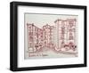 Piazza di San Ignazio is a beautiful, quiet, pedestrian only plaza in Rome, Italy. This is a reside-Richard Lawrence-Framed Photographic Print