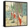 Piazza di San Marco, c.1898–99-Maurice Brazil Prendergast-Framed Stretched Canvas