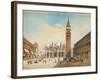 Piazza Di San Marco, Venice-Friedrich Perlberg-Framed Giclee Print