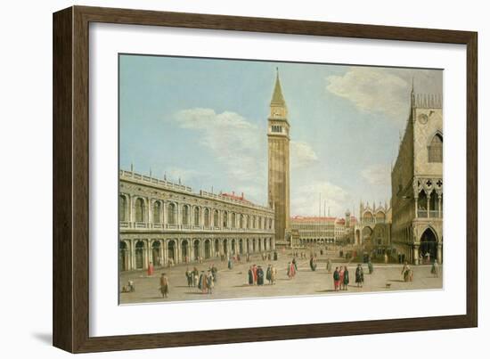 Piazza Di San Marco-Canaletto-Framed Giclee Print