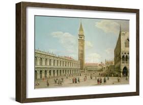 Piazza Di San Marco-Canaletto-Framed Giclee Print