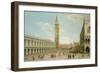 Piazza Di San Marco-Canaletto-Framed Premium Giclee Print