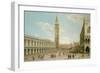 Piazza Di San Marco-Canaletto-Framed Premium Giclee Print