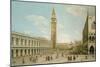 Piazza Di San Marco-Canaletto-Mounted Premium Giclee Print