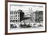 Piazza Di Spagna, C.1740 (Engraving)-Giuseppe Vasi-Framed Giclee Print