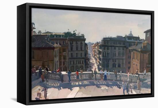 Piazza di Spagna-Richard Foster-Framed Stretched Canvas