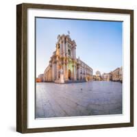 Piazza Duomo at Night-Matthew Williams-Ellis-Framed Photographic Print