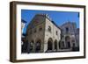 Piazza Duomo, Palazzo della Ragione and Bergamo Cathedral, Bergamo, Lombardy, Italy-Carlo Morucchio-Framed Photographic Print