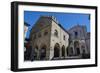 Piazza Duomo, Palazzo della Ragione and Bergamo Cathedral, Bergamo, Lombardy, Italy-Carlo Morucchio-Framed Photographic Print