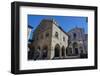 Piazza Duomo, Palazzo della Ragione and Bergamo Cathedral, Bergamo, Lombardy, Italy-Carlo Morucchio-Framed Photographic Print