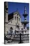 Piazza Duomo with Fountain of Orion and Facade of Cathedral-Basilica of Our Lady of Assumption-null-Stretched Canvas