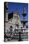 Piazza Duomo with Fountain of Orion and Facade of Cathedral-Basilica of Our Lady of Assumption-null-Stretched Canvas