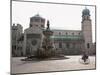 Piazza Duomo, with the Statue of Neptune, Trento, Trentino, Italy-Michael Newton-Mounted Photographic Print