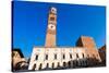 Piazza Erbe and Lamberti Tower in Verona-Alberto SevenOnSeven-Stretched Canvas