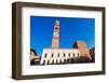 Piazza Erbe and Lamberti Tower in Verona-Alberto SevenOnSeven-Framed Photographic Print