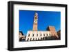 Piazza Erbe and Lamberti Tower in Verona-Alberto SevenOnSeven-Framed Photographic Print