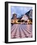 Piazza Ix Aprile, with the Torre Dell Orologio and San Giuseppe Church, Taormina, Sicily, Italy-Martin Child-Framed Photographic Print