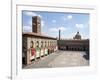 Piazza Maggiore and Podesta Palace, Bologna, Emilia Romagna, Italy, Europe-Frank Fell-Framed Photographic Print