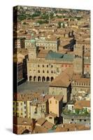 Piazza Maggiore, Bologna, Emilia-Romagna, Italy, Europe-Bruno Morandi-Stretched Canvas