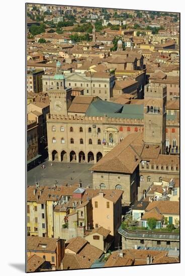 Piazza Maggiore, Bologna, Emilia-Romagna, Italy, Europe-Bruno Morandi-Mounted Photographic Print