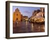 Piazza Matrice at Dusk, Trapani, Favignana Island, Sicily, Italy, Europe-Vincenzo Lombardo-Framed Photographic Print