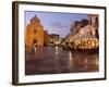 Piazza Matrice at Dusk, Trapani, Favignana Island, Sicily, Italy, Europe-Vincenzo Lombardo-Framed Photographic Print