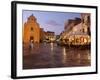 Piazza Matrice at Dusk, Trapani, Favignana Island, Sicily, Italy, Europe-Vincenzo Lombardo-Framed Photographic Print