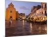 Piazza Matrice at Dusk, Trapani, Favignana Island, Sicily, Italy, Europe-Vincenzo Lombardo-Mounted Photographic Print