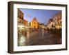 Piazza Matrice at Dusk, Trapani, Favignana Island, Sicily, Italy, Europe-Vincenzo Lombardo-Framed Photographic Print