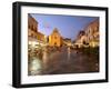 Piazza Matrice at Dusk, Trapani, Favignana Island, Sicily, Italy, Europe-Vincenzo Lombardo-Framed Photographic Print