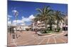 Piazza Matteotti, Porto Azzuro, Island of Elba, Livorno Province, Tuscany, Italy-Markus Lange-Mounted Photographic Print