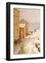 'Piazza Mazzini, S. Margherita', c1910, (1912)-Walter Frederick Roofe Tyndale-Framed Giclee Print