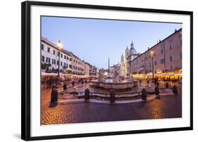 Piazza Navona in Rome, Lazio, Italy, Europe-Julian Elliott-Framed Photographic Print