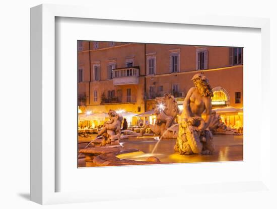 Piazza Navona in Rome, Lazio, Italy, Europe-Julian Elliott-Framed Photographic Print