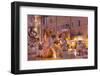 Piazza Navona in Rome, Lazio, Italy, Europe-Julian Elliott-Framed Photographic Print