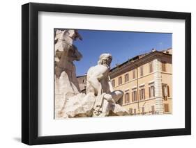 Piazza Navona in Rome, Lazio, Italy, Europe-Julian Elliott-Framed Photographic Print