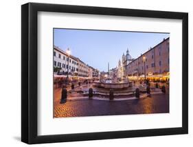 Piazza Navona in Rome, Lazio, Italy, Europe-Julian Elliott-Framed Photographic Print