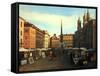 Piazza Navona In Rome-kirilstanchev-Framed Stretched Canvas